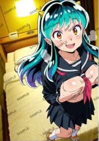 うる星やつら ラム A4サイズ ポスター 高精細ポスター イラスト 同人 高品質 アニメ 93AD6