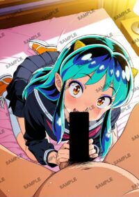 うる星やつら ラム A4サイズ ポスター 高精細ポスター イラスト 同人 高品質 アニメ 93AD7