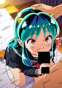 うる星やつら ラム A4サイズ ポスター 高精細ポスター イラスト 同人 高品質 アニメ 93ADA