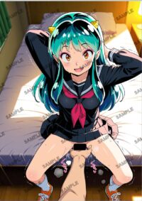 うる星やつら ラム A4サイズ ポスター 高精細ポスター イラスト 同人 高品質 アニメ 93ADJ