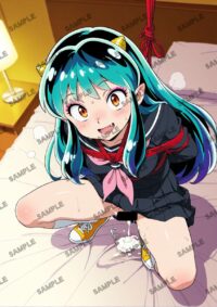 うる星やつら ラム A4サイズ ポスター 高精細ポスター イラスト 同人 高品質 アニメ 93AF4