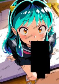 うる星やつら ラム A4サイズ ポスター 高精細ポスター イラスト 同人 高品質 アニメ 93AFV