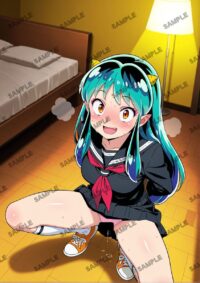 うる星やつら ラム A4サイズ ポスター 高精細ポスター イラスト 同人 高品質 アニメ 93AFX