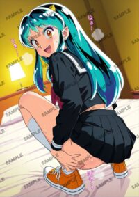 うる星やつら ラム A4サイズ ポスター 高精細ポスター イラスト 同人 高品質 アニメ 93AG2