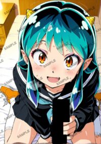 うる星やつら ラム A4サイズ ポスター 高精細ポスター イラスト 同人 高品質 アニメ 93AHE