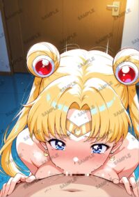 セーラームーン セーラームーン 月野うさぎ 同人 A4 ポスター イラスト アート94A8F